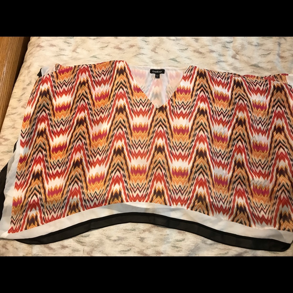 BEBE XXS Blouse, Multicolor